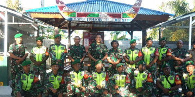 Kunker ke Kodim 1708/BN, Waaster KASAD Apresiasi Budidaya Ikan Lele Hanpangan Nasional Kodim 1708/BN