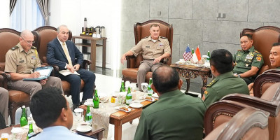 Panglima TNI Terima Kunjungan Komandan Jenderal Angkatan Darat AS Wilayah Pasifik