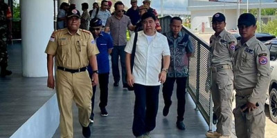 Direktur C Bais Sambangi PLBN Sei Nyamuk,  Bahas Wacana Penyelesaian OBP RI - Malaysia Jadi Pembahasan
