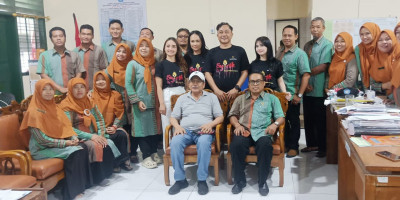 Meski Diguyur Hujan Deras, Film Syirik Goes To School di SMA N 1 Gamping Meriah.