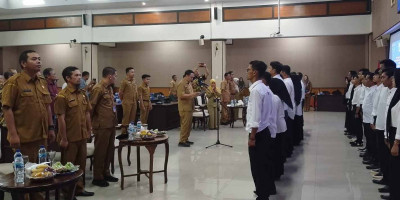Pj. Bupati Kukuhkan Kepengurusan Forum Komunikasi Masyarakat Siaga Bencana Kabupaten Lebak