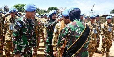 Kedatangan Satgas MONUSCO Kongo XX-U Kontingen Garuda Disambut di Bumi Nusantara Camp Mavivi