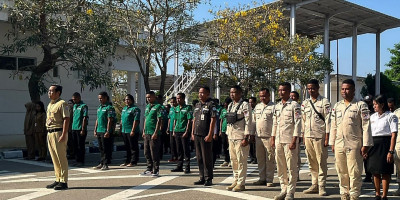 PLBN Motamasin Lakukan 4 Kali Apel Sehari, Meskipun Hari Libur