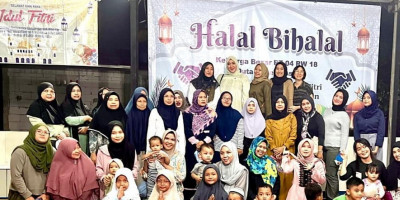 Halal Bihalal Warga RT 04 RW 18 Cileungsi Bogor, Mempererat Tali Persaudaraan Antar Warga