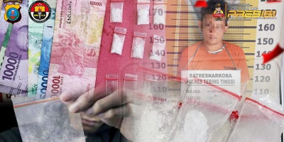Apes, Buruh Harian Keburu Diciduk Sat Narkoba Polres Tebing Tinggi