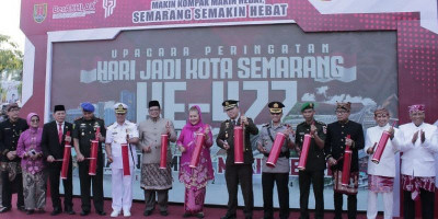 Danlanal Semarang Hadiri Hari Jadi ke 477 Kota Semarang