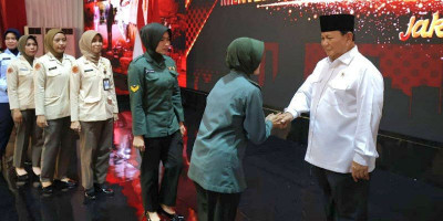 Menhan Prabowo Gelar Acara Halal Bihalal dan Pengarahan Pegawai Kemhan
