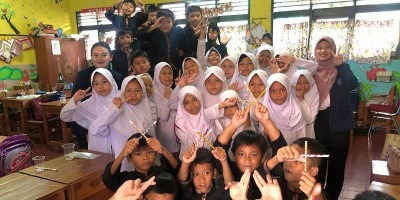 Acara Sosialisasi Growth with Toge bersama SD Babakan Kota Bogor