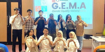 Mahasiswa Komunikasi Digital dan Media Sekolah Vokasi IPB University Lakukan Digital Champaign tentang Kesetaraan Gender