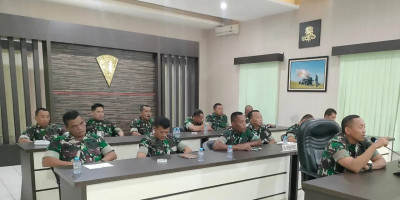Danmenarmed Pimpin Rapat Evaluasi Virtual Bersama Komandan Satjar Menarmed 2 Kostrad