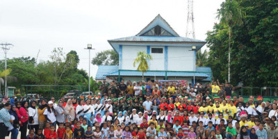 Meriah dan Gembira, Lomba Tari Tamang Pung Kisah Semarakan Perayaan HUT Ke-54 Kodim 1708/BN