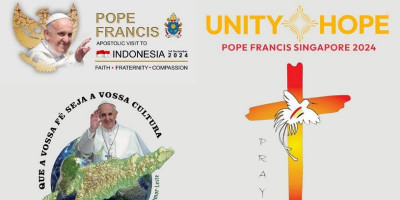 Logo dan Moto Resmi Kunjungan Paus ke Asia Oceania Diumumkan Vatikan
