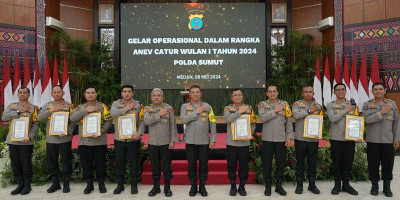 Polres Tapanuli Selatan Raih Penghargaan dari Kapolda Sumut
