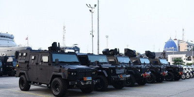 Puluhan Rantis TNI Dikerahkan ke Pulau Dewata, Ada Apa?