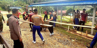 Inilah Kegiatan Taruna Latsitarda Nusantara XLIV di Posko Desa Batu Kajang