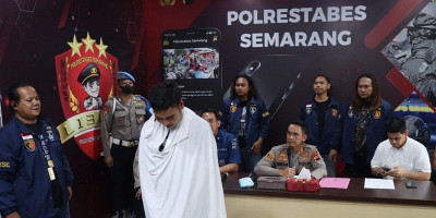 Pencuri Sepeda Motor yang Gunakan Daster Wanita Berhasil Diringkus Satreskrim Polrestabes Semarang