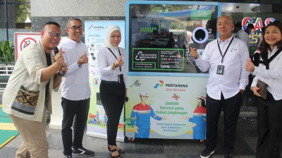 HUT PGN ke-59 Di Luncurkan Reverse Vending Machine (RVM) Plasticpay