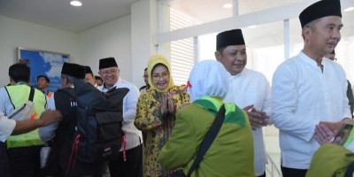 Anggota DPR Bersyukur Atas Kelancaran Pelepasan Jemaah Haji Kloter Pertama Embarkasi Kertajati