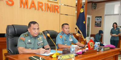 Korps Marinir Terima Tim Audit Itjen TNI TA.2024