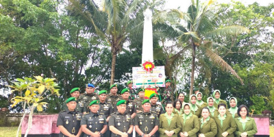 Jelang HUT Ke-61 Kodam XVII/Cenderawasih, Dandim 1708/BN Ikuti Ziarah Rombongan di TMP Biak