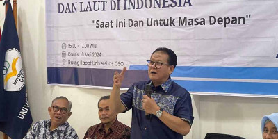 Kuliah Umum Universitas OSO, Prof. Rokhmin Dahuri Tekankan Pengelolaan Sumber Daya Pesisir dan Laut di Indonesia