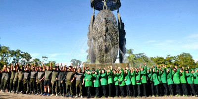 Kodim 1710/Mimika Gelar Senam dan Jalan Santai