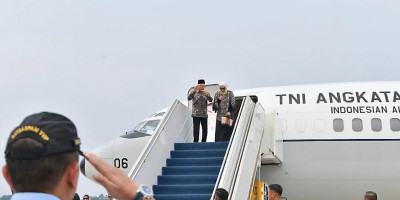 Wapres Bertolak ke Mamuju untuk Saksikan Pengukuhan KDEKS Provinsi Sulawesi Barat