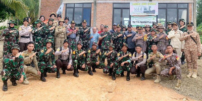 Danmentarlat Latsitardanus XLIV/2024 Lakukan Kunjungan Resmi di Kecamatan Tanah Grogot