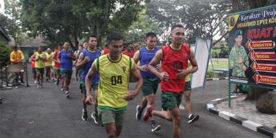Semangat Bergejolak, Prajurit Menarmed 2 Kostrad Tes Garjas Periodik I TA. 2024