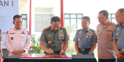 Panglima TNI Resmikan Flat Susun Kogabwilhan I di Tanjungpinang