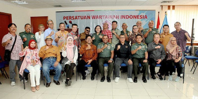 Kapendam Jaya Sambangi Markas PWI Jaya