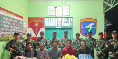 20 Paket Sabu Berhasil Diamankan Satgas Pamtas RI-MLY Yonarmed 16/TK