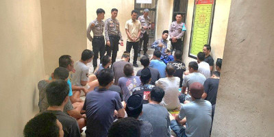 Rutan Polres Bontang Lakukan Pembinaan Rohani ke Para Tahanan