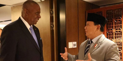 Menhan Prabowo Bertemu Menhan AS Lloyd Austin, Bahas Penguatan Kemitraan