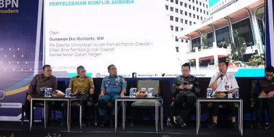 Kemendagri Sampaikan Solusi Penyelesaian Konflik Agraria
