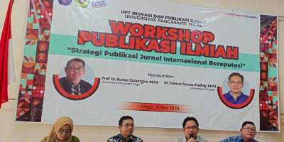 Jaga Tradisi Berprestasi, UPT IPI UPS Tegal Gelar Workshop Publikasi Ilmiah
