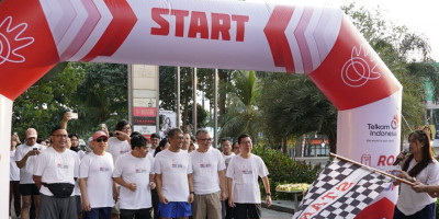 Telkom Gelar Fun Run Road to Digiland Run 2024 di Semarang
