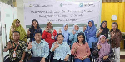 Gema Nirmala Indonesia dan Disdik Medan Latih Fasilitator Bank Sampah di Sekolah Belawan