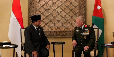 Tiba di Yordania, Menhan Prabowo Bertemu Raja Abdullah II