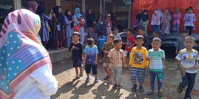 Siswa PAUD KB Melati 2 Bersiap Adakan Pentas Seni
