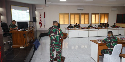 Wadan Kormar Pimpin Rapat Persiapan Lattap Jabatan Korps Marinir, Latma Platex Dan Latma Jcet Silent Iron