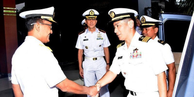 Koarmada RI Terima Tamu  Japan Maritime Self-Defense Forces (JMSDF)