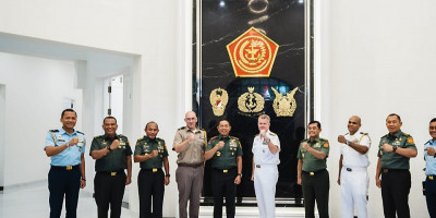 Panglima TNI Terima CC Panglima US Indo-Pacom Bahas Kerja Sama Militer
