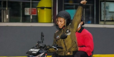 Inilah Foto Jambret di CFD Jakarta Pusat yang Tertangkap Kamera