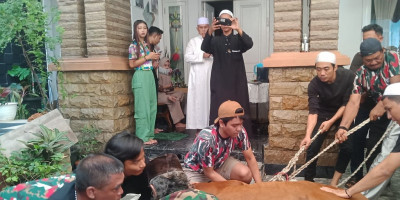 Laskar Merah Putih DKI Jakarta Berkurban untuk Pendahulu dan Masyakarat Kurang Mampu