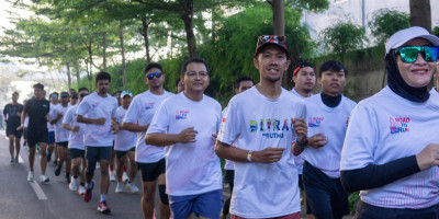 Telkom Gelar Road to Digiland Run 2024 di Bandung, Berbagai Komunitas Lari Turut Berpartisipasi