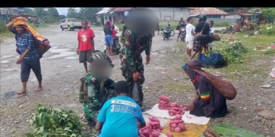 Bantu Ekonomi Rakyat, Pasukan Baret Ungu Koops Habema Rosita Yahukimo