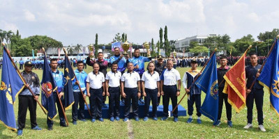 Kontingen Koarmada RI Raih Juara Umum Poral Wilbar  2024
