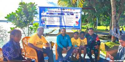 Dandim 1708/BN Dorong Generasi Muda Biak Peduli Lingkungan di Talk Show Millenial Explosion 2024