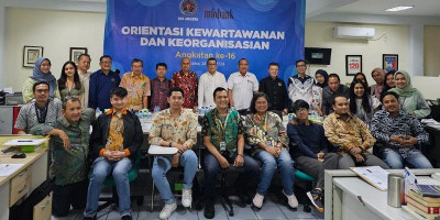 Orientasi Kewartawanan dan Keorganisasian untuk Wartawan InfoBank